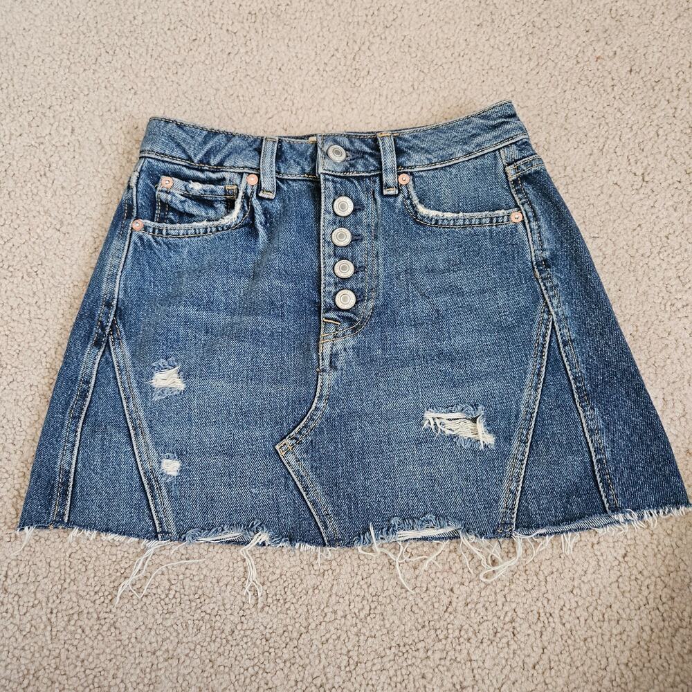 We The Free Free People Denim Skirt 24